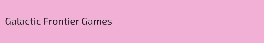Galactic Frontier Games 